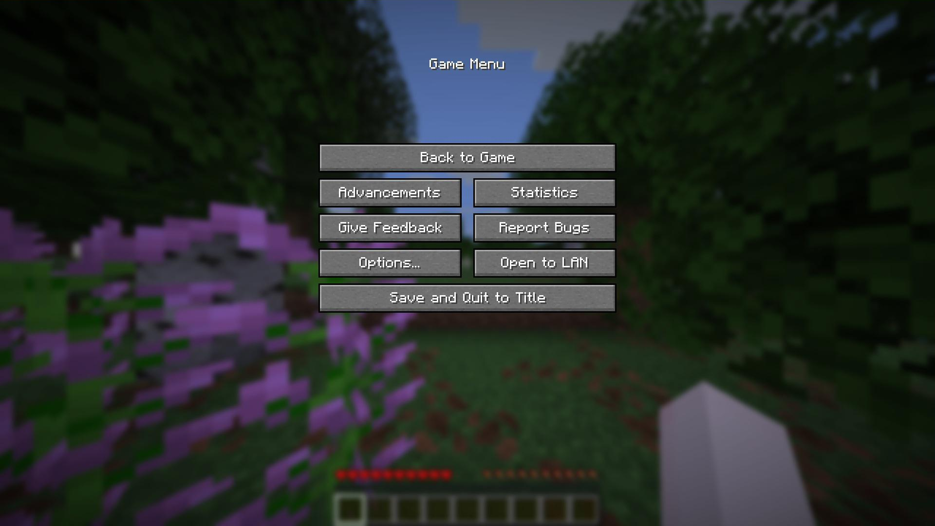 Main Menu